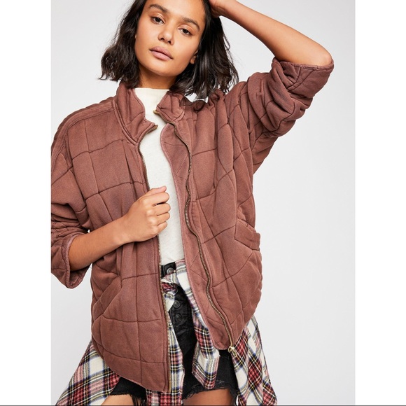 Free People Jackets & Blazers - NWOT Free People Dolman Quilted Knit Jacket